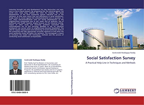 Imagen de archivo de Social Satisfaction Survey: A Practical Help Line In Techniques And Methods a la venta por Revaluation Books