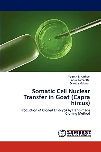 9783848426546: Somatic Cell Nuclear Transfer in Goat (Capra hircus)