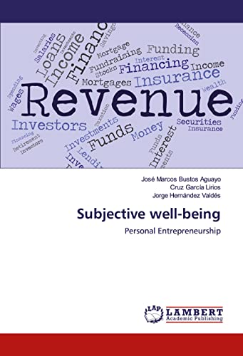 Imagen de archivo de Subjective well-being: Personal Entrepreneurship a la venta por Chiron Media