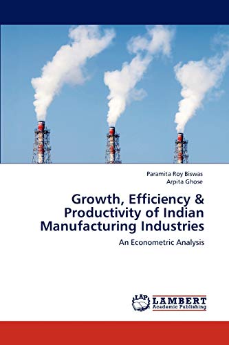 Stock image for Growth, Efficiency & Productivity of Indian Manufacturing Industries: An Econometric Analysis for sale by Lucky's Textbooks