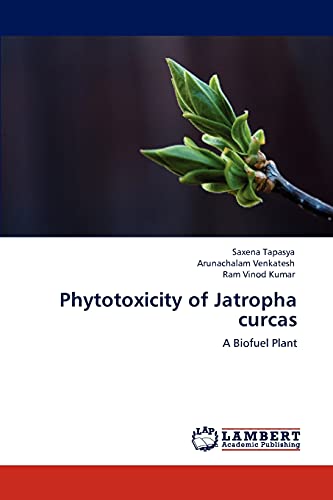 Beispielbild fr Phytotoxicity of Jatropha curcas: A Biofuel Plant zum Verkauf von Lucky's Textbooks