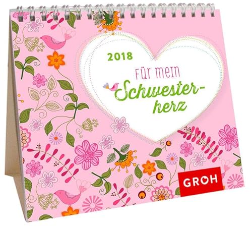 Beispielbild fr Fr mein Schwesterherz 2018: Mini-Monatskalender zum Verkauf von medimops