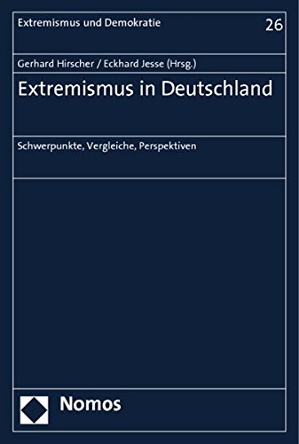 Stock image for Extremismus In Deutschland: Schwerpunkte, Vergleiche, Perspektiven for sale by Revaluation Books