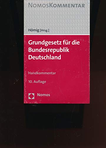 9783848702701: Grundgesetz Fur Die Bundesrepublik Deutschland: Handkommentar (German Edition)