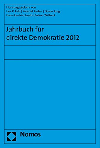 9783848705917: Jahrbuch fr direkte Demokratie 2012