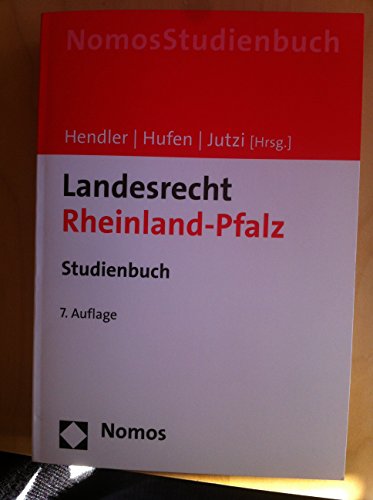 9783848707010: Landesrecht Rheinland-pfalz: Studienbuch (German Edition)