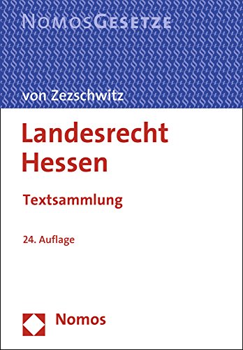 Stock image for Landesrecht Hessen for sale by ISD LLC