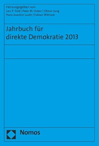 9783848714032: Jahrbuch fr direkte Demokratie 2013