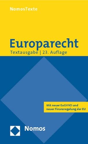 9783848715398: Europarecht: Textausgabe Mit Einer Einfuhrung Von Prof. Dr. Roland Bieber