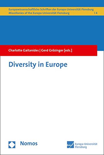 Beispielbild fr Diversity in Europe zum Verkauf von ISD LLC