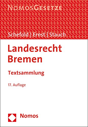 Imagen de archivo de Landesrecht Bremen a la venta por ISD LLC