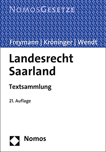 Beispielbild fr Landesrecht Saarland zum Verkauf von ISD LLC