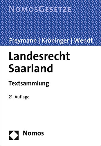 Stock image for Landesrecht Saarland for sale by ISD LLC