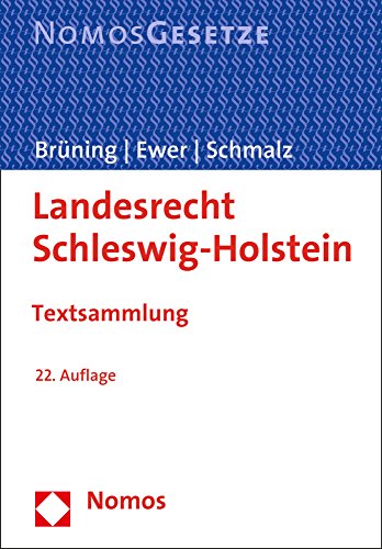 Stock image for Landesrecht Schleswig-Holstein for sale by ISD LLC