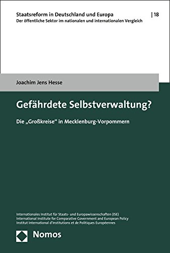Imagen de archivo de Gefhrdete Selbstverwaltung? Die "Grokreise" in Mecklenburg-Vorpommern. a la venta por Grammat Antiquariat