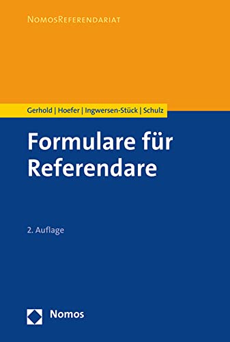 Stock image for Formulare fr Referendare for sale by medimops