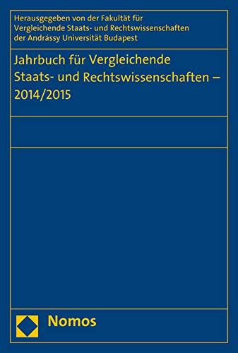 Stock image for Jahrbuch fr Vergleichende Staats- und Rechtswissenschaften - 2014/2015 (Jahrbuch Fur Vergleichende Staats- Und Rechtswissenschaften) for sale by medimops