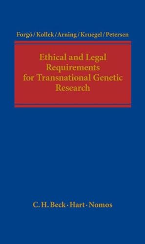 Beispielbild fr Ethical and Legal Requirements of Transnational Genetic Research zum Verkauf von Buchpark