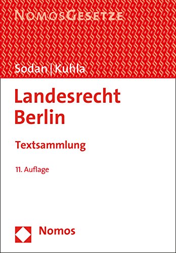 Stock image for Landesrecht Berlin for sale by ISD LLC