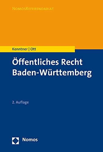 Stock image for ffentliches Recht Baden-Wrttemberg (Nomosreferendariat) for sale by medimops