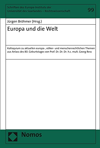 Beispielbild fr Europa und die Welt. zum Verkauf von Antiquariat  Werner Haschtmann