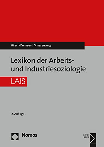 Beispielbild fr Lexikon der Arbeits- und Industriesoziologie zum Verkauf von medimops