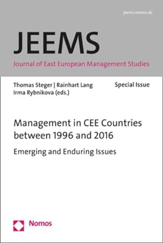 Beispielbild fr Management in CEE Countries between 1996 and 2016 zum Verkauf von ISD LLC
