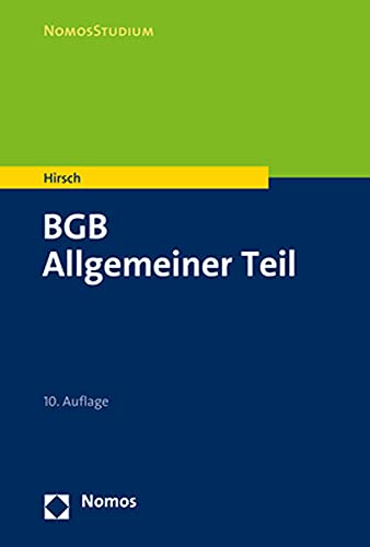 9783848747085: Bgb: Allgemeiner Teil (Nomosstudium)