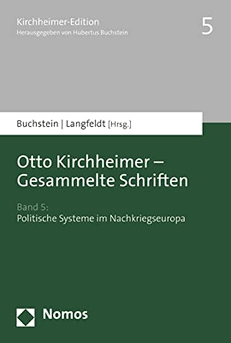 Beispielbild fr Otto Kirchheimer - Gesammelte Schriften zum Verkauf von ISD LLC