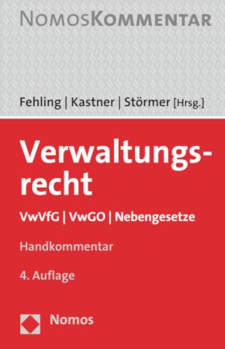 Stock image for Verwaltungsrecht: Vwvfg / Vwgo / Nebengesetze (German Edition) for sale by GF Books, Inc.