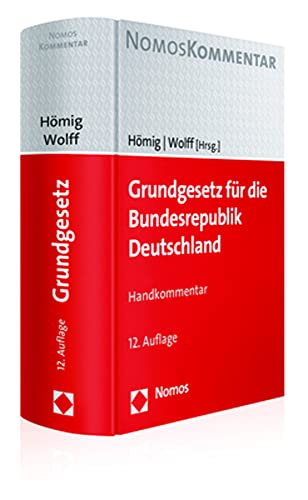 9783848748150: Grundgesetz Fur Die Bundesrepublik Deutschland: Handkommentar (German Edition)