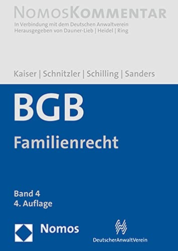 Stock image for Brgerliches Gesetzbuch: Familienrecht: Band 4 for sale by medimops