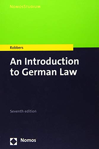 9783848758340: An Introduction to German Law: Seventh Edition (Nomosstudium)