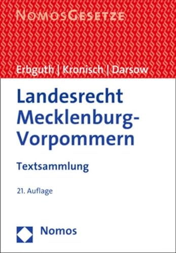 Imagen de archivo de Landesrecht Mecklenburg-Vorpommern: Textsammlung - Rechtsstand: 15. August 2019 a la venta por medimops