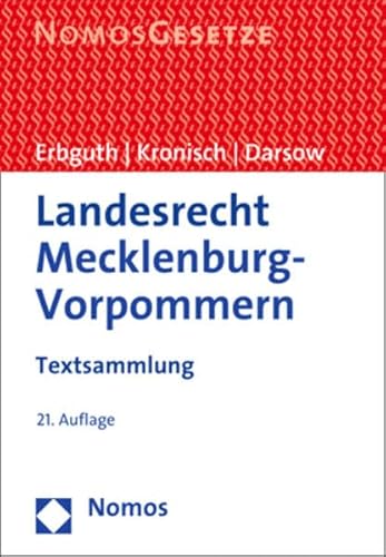 Stock image for Landesrecht Mecklenburg-Vorpommern: Textsammlung - Rechtsstand: 15. August 2019 for sale by medimops