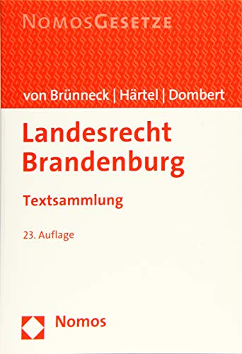 9783848761159: Landesrecht Brandenburg: Textsammlung