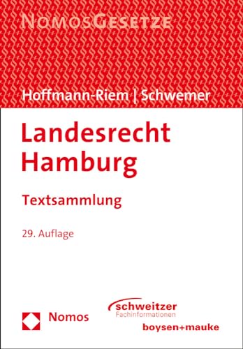 Imagen de archivo de Landesrecht Hamburg: Textsammlung - Rechtsstand: 1. September 2019 a la venta por medimops