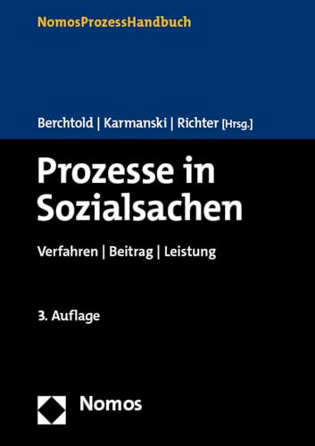 Beispielbild fr Prozesse in Sozialsachen : Verfahren U Beitrag U Leistung -Language: German zum Verkauf von GreatBookPrices