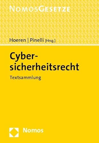 9783848771998: Cybersicherheitsrecht: Textsammlung