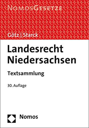 9783848772070: Landesrecht Niedersachsen: Textsammlung