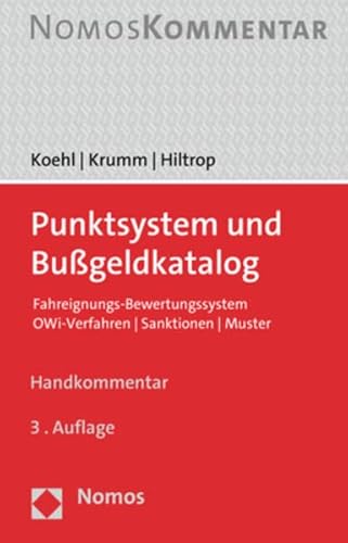 Stock image for Punktsystem Und Bussgeldkatalog for sale by Blackwell's