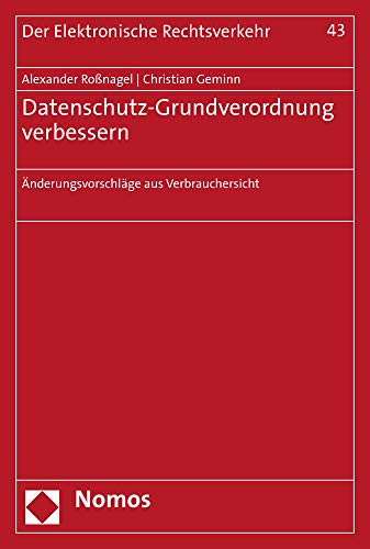 Stock image for Datenschutz-Grundverordnung verbessern: �nderungsvorschl�ge aus Verbrauchersicht for sale by Chiron Media