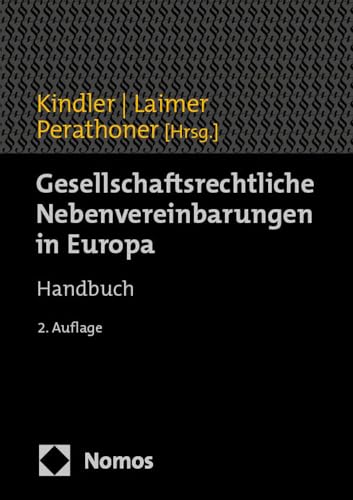 9783848783250: Gesellschaftsrechtliche Nebenvereinbarungen in Europa: Handbuch