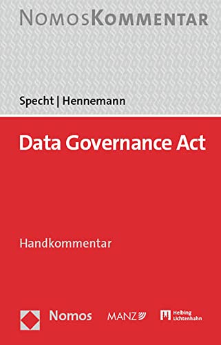 Stock image for Data Governance Act : Dga: Handkommentar -Language: German for sale by GreatBookPrices