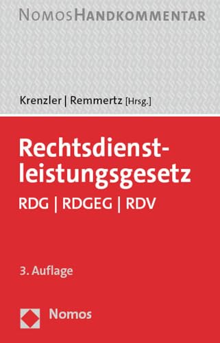Beispielbild fr Rechtsdienstleistungsgesetz : Rdg / Rdgeg / Rdv -Language: German zum Verkauf von GreatBookPrices