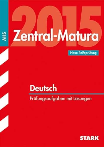 9783849009403: Zentral-Matura Deutsch - sterreich