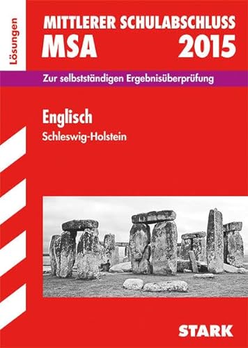 9783849009663: Abschlussprfung Realschule Schleswig-Holstein / Lsungen zu Englisch 2015: Zur selbststndigen Ergebnisberprfung