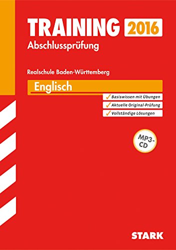 Beispielbild fr Training Abschlussprfung Englisch mit Audio-CD 2015 Realschule Baden-Wrttemberg zum Verkauf von GF Books, Inc.