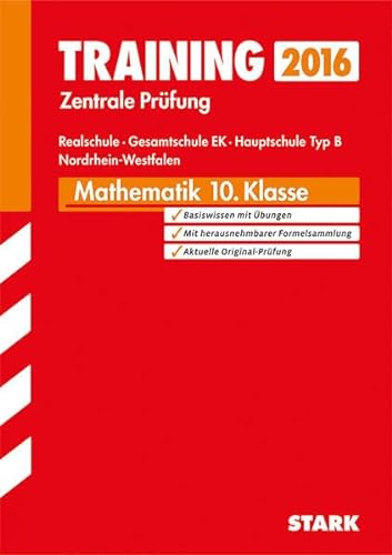 Imagen de archivo de Training Zentrale Prfung Realschule/Gesamtschule EK NRW - Mathematik a la venta por medimops