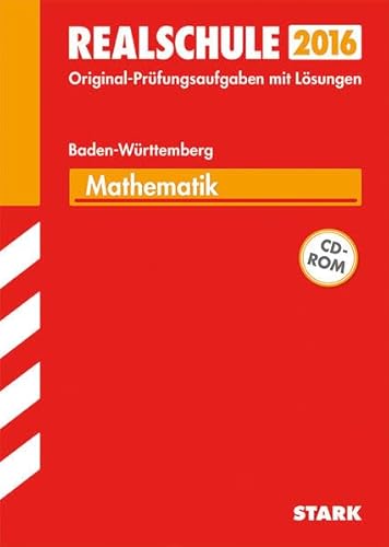 Stock image for Abschlussprfung Realschule Baden-Wrttemberg - Mathematik mit CD-ROM for sale by medimops